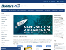 Tablet Screenshot of boatersplus.com